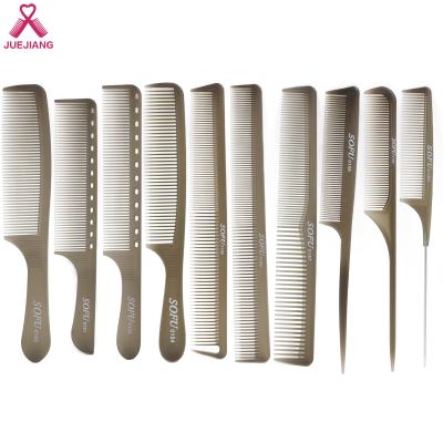 China Anti-Static Barber Comb Solid Color Long Hairdressing Hair Styling Comb 9 Different Brush Comb Available Hair Styles for sale