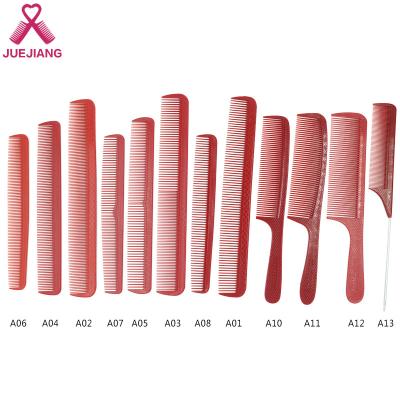 China Hot Selling Comfortable Professional Hair Cutting Comb Durable Tooth Comb Set For Salon Hairdressing Use for sale