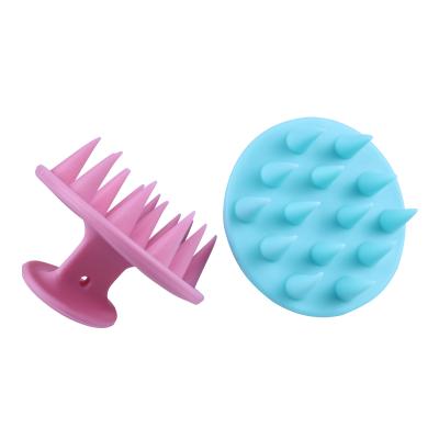 China Nondisposable Silicone Shampoo Scalp Hair Massager Bath Massage Brush Shower Brush Comb Care Tool for sale