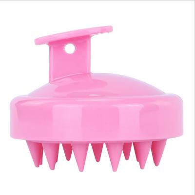 China Nondisposable 10 Colors Silicone Scalp Hair Brush Massager Handheld Hair Scalp Massaging Shampoo Brush for sale