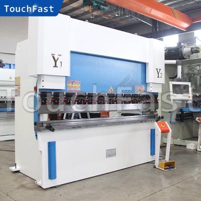 China Stainless Plate Bending Machine Touchfast Delem 160T 3200 CNC 4000 Automatic Control Hybrid Servo Brake Press Bending Machine for sale