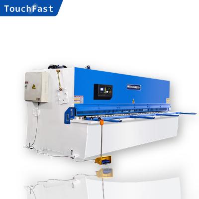 China Metal Sheet Cutting TouchFast Hydraulic Guillotine Machine Swing Beam Shear Shear Machine for sale