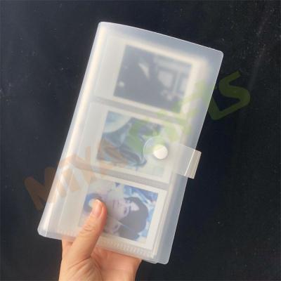 China Custom Hard Plastic Cloth Large Cover Photocards Book Kpop Polaroid Collecting Book Business Card Holders for sale