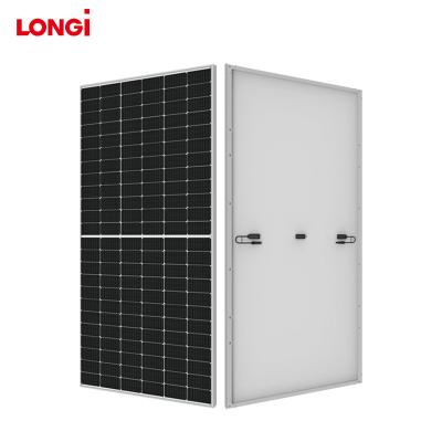 China Commercial LONGi Solar Panels Half Cells 550W 545W 540W Bifacial Solar Panel Home Power System for sale