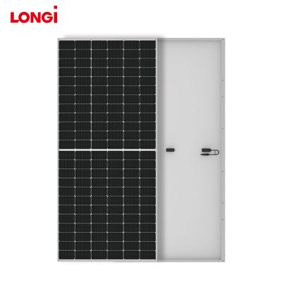 China Original Longi 144 Mono Solar Panel Half Cells 445w 450w 455w 460w 465w Solar Panels 166mmx166mm for sale