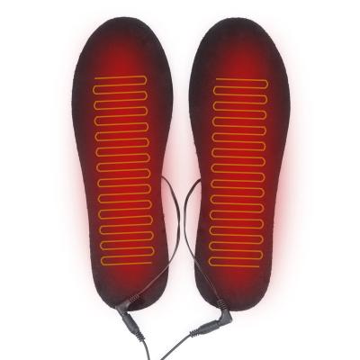 China Washable heated insoles for men women heated shoe insoles USB electric heated insoles for sale