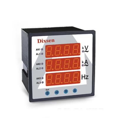 China Panel Meter Digital Amp Multifunction Plastic Electric Ammeter And Voltmeter DX-Z96UIF for sale