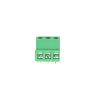 China PCB Green Color 3.81mm 5.0mm 5.08mm Screw Pitch PCB Angle Pin Pluggable Speaker Terminal Block Connector Type Various Specifications for sale