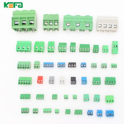 China KF128/301/126/127/129/950/635 2/3/4/5/6/7/8P with Pluggable 5.0 Terminal Block PCB Screws Custom or Standard 24-12AWG /7.62/9.5/5.08 launches for sale