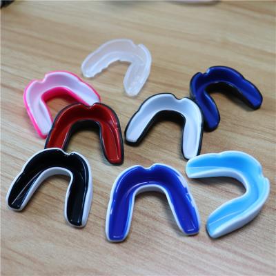 China Non-Toxic Adult Silicone Teeth Protector Mouthguard Mouth Guard For Boxing Sports Football Hockey Gum Shield for sale