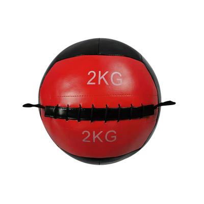 China TPU China Factory Leather Exercise Wall Soft Ball PU Leather Covered Wall Ball for sale