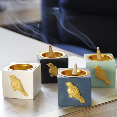 China 2021 New Mini Incense Burner Middle East Hot Arabic Muslim Resin Censer Holder Hard for sale