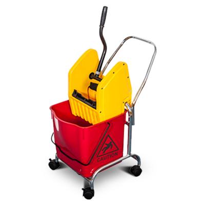 China Sustainable Hot Selling Plastic Wringer Mop Bucket 20l With Wheels for sale