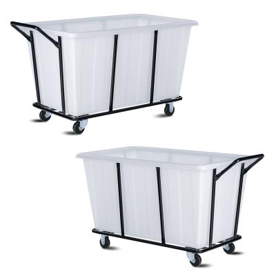 China Large commercial industrial laundry cart with wheels is very durable AF08214 for sale