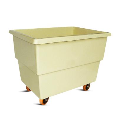 China Luxury Wholesale Professional Strong Poly FRP Laundry Trolley Hotel Room Stowing Tool Trolley for sale