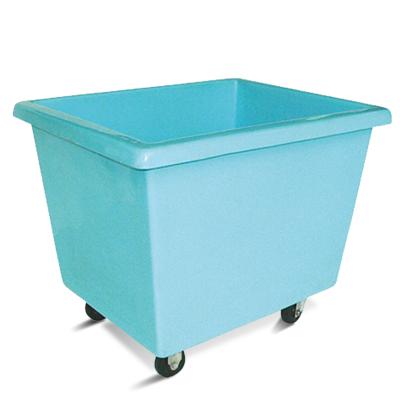 China Other Factory Wholesale Stock Commercial Industrial Blue Multifunctional Laundry Cart With Wheels for sale