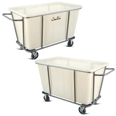 China Factory direct sale laundry cart recyclable commercial industrial plastic small cart for sale