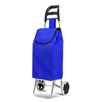 China Durable Foldable Hand Luggage Carts Carts , Luggage Trolley Two Wheeled Trolley Shopping Bag for sale