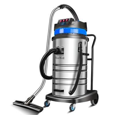 China Car Factory Wholesale Blue Industrial Powerful 3000w Motor Carpet Cleaner Stainless Steel Professional Wet And Dry Vacuum Cleaner for sale