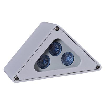 China Hot Sale New Design Triangle Lamps IP66 Low Power Lights 3w Outdoor Waterproof Stage Light LG-TJD124-3 for sale