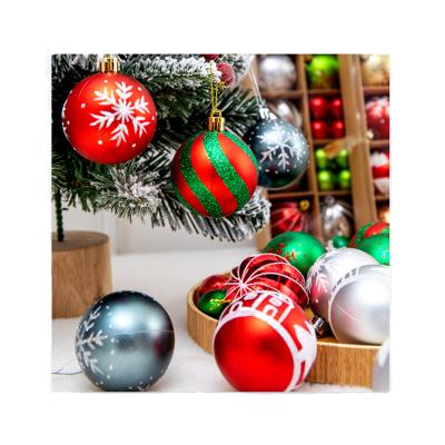 China Wholesale Price Colorful Christmas Tree Ornament Christmas Ball Decoration Beautiful Christmas Hanging Scene Ornament for sale