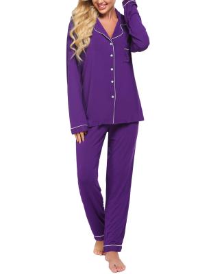 China 2022 New Style QUICK DRY Pajamas Sets Sleepwear Women Long Sleeve Button Down Nightgowns Soft Pj Lounge Sets Satin Suspender Pajamas for sale