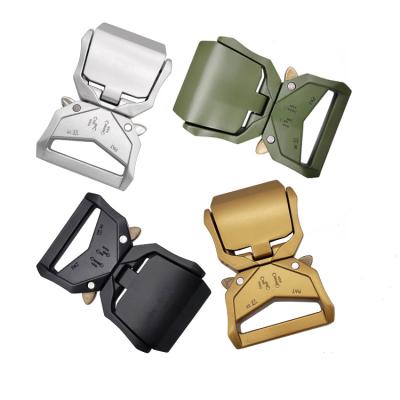 China Nickel Free 1.5 Inch Aluminum Alloy Military Heavy Duty Nylon Belt Non-Slip Buckle for sale