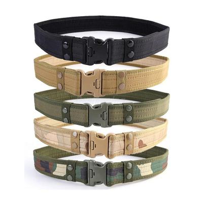 China 5cm Outdoor Matching Multi-Function Military Combat Belt Tactical Belt Camouflage Police Training Tactical Belt for sale