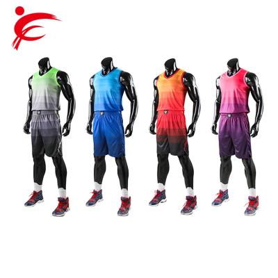 China Cheap Sublimated High Quality Antibacterial Basketball Tank Top Basketball Uniforms for sale