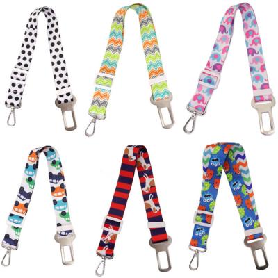 China Luxury Custom Colorful Personalized Dog Seat Belt Pet Car Safety Seat Belt Seat Belt Strap For Pets for sale