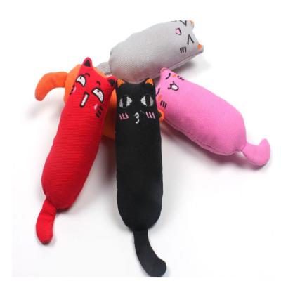 China Cat Catnip Toy Viable Pet Kitten Claw Sharp Chewing Mint Teeth Grinding Cat Toys for sale