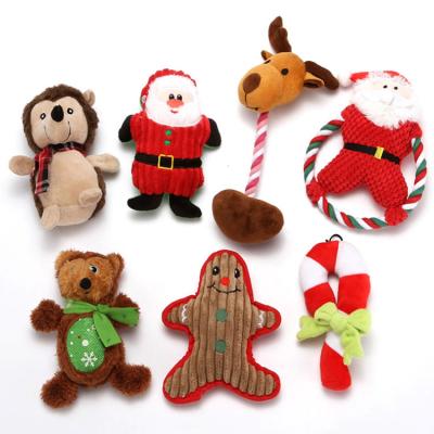 China Viable Squeaky Dog Toys Christmas Dog Chew Toys for sale