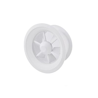 China China Factory Modern HVAC Round 125mm Duct Air To Air Diffuser for sale