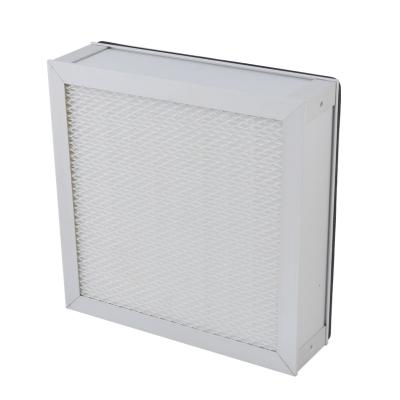 China Hotels HVAC Price High Efficiency Ventilation Air Filter Mini-pleat H14 HEPA Filter for sale