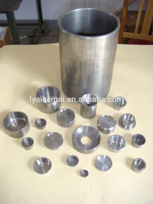 Cina Irregular Shape Molybdenum Tungsten Alloy Products Sintering Crucible in vendita