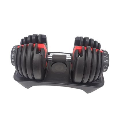 China Dumbbell Set Fitness Sporting Good Lose Weight Dumbbells 40kg Physical Adjustable Set for sale