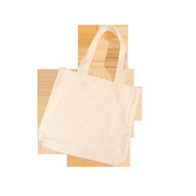 China Recyclable Custom Logo Cheap Recycled Cotton Tote Bag Canvas Cotton Shopping Bag for sale