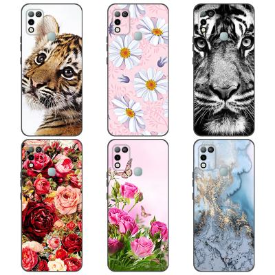 China High Protective TPU Case For HOT INFINIX 10 GAMES Mobile Phone Enclosing Laser Print Mobile Phone Cover for sale