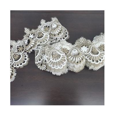 China Manufacturer Supply Modern Design Viable Lace Fabric Embroidery for sale