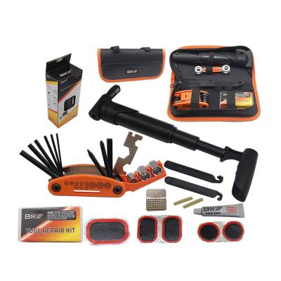 China 12 in 1 Combination Multifunctional Tool Kit Bicycle Repair Kits Multifunctional Fix Mechanic Fix Bicycle Bicycle Tools Recycling Tool Kit with Bag Bike Repair Tool Kit for sale