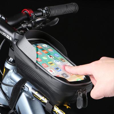 China Hose Top Bag Frame Cycling Front Hose Top Bags 6.5 Inch Cell Phone Case Bag Touch Screen Rainproof Bicycle Bicycle Hose Top Bags Bike Bag Bike Accessories for sale