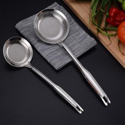 China Non-Stick Metal Wire Mesh Oil Skimmer Kitchenware Kitchen Cooking Sets Sustainable 304 Stainless Steel Housewares for sale