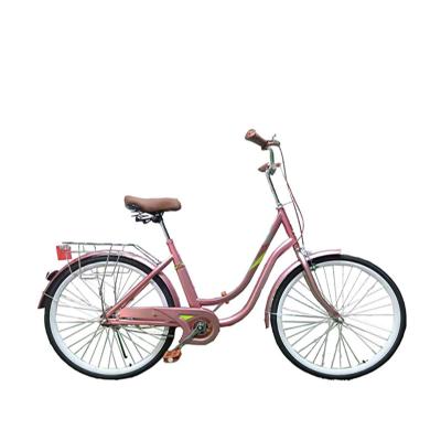 China Steel 24 Inch Most Popular Good Quality City Steel Bike For Women for sale