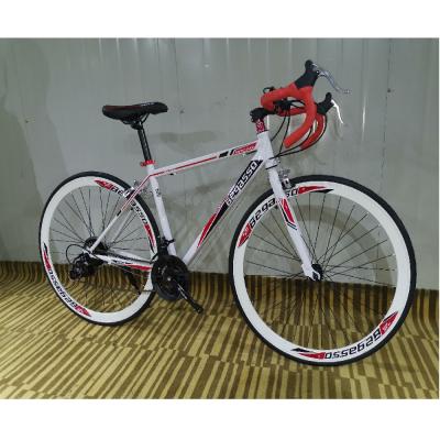 China High carbon steel aluminum alloy rims wheelset gravel 88mm wheels 700c road bike bicycle for sale