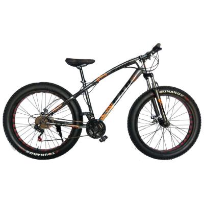 China Flat Earth Snow Beach Bicycle 26 Inch Aluminum Alloy Fat Bike Lockout Suspension Fork 21 Speed ​​Disc Brake Bike for sale