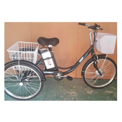 China Brown Range Steel Pedal Assist 250W Motor Electric Cargo Bike With Lithium Battery for sale