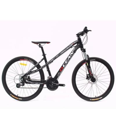 China Popular 21 Speed ​​Tour Aluminum Alloy Red High Carbon Steel Mountain Bike For Adult for sale