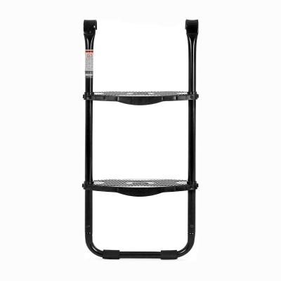 China With Protective Net Multifunctional Trampoline Ladder, Two Steps Wide Step Q235 Steel 220lbs Capacity, Universal Trampoline Accessories for sale