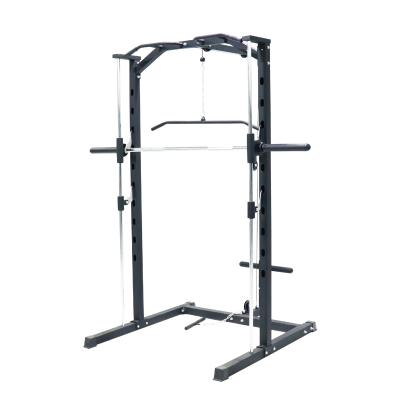 China Living Room Fitness Power Rack with Barbell Bar, Q235 880lbs Steel Capacity, Customizable Features, Model 004, Gym Euipment for sale