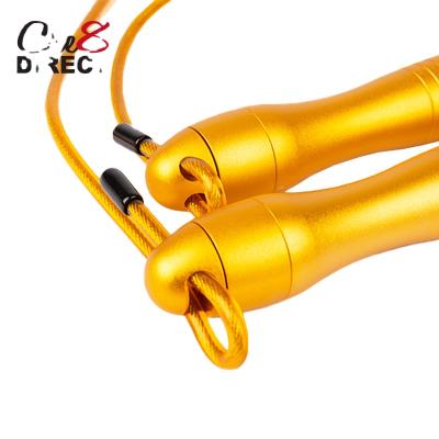 China 03 Handle Plastic Steel Jump Rope for sale